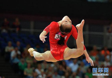 奥运上海交大学生眭禄获得2012伦敦奥运会女子体操平衡木银牌
