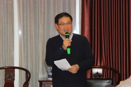 安泰经济与管理院长助理、项目主任任建标致辞