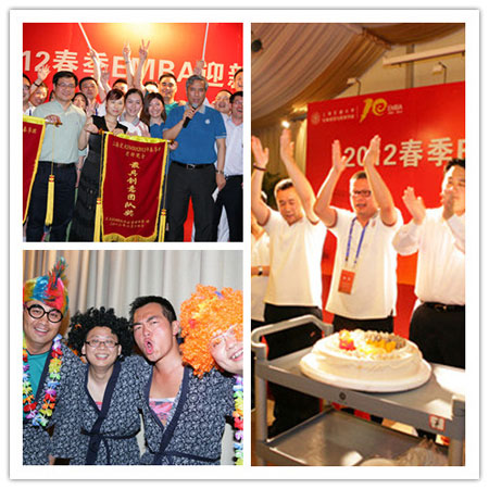 迎新晚会上，同学们自编自导自演的节目搞笑又不失温情